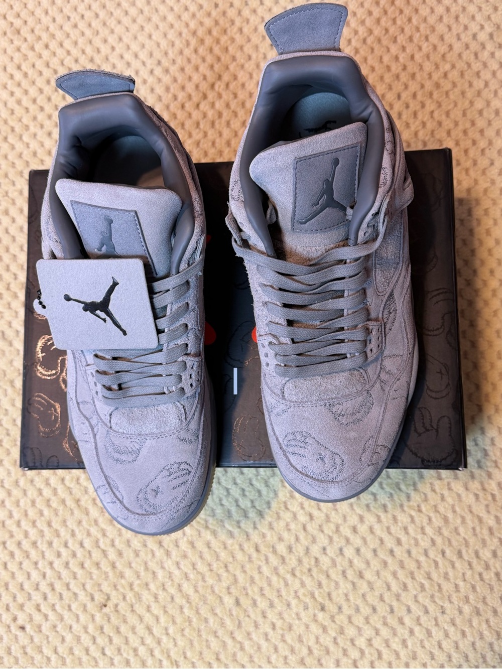 Jordan Men’s High-Top Sneakers - Light Gray
